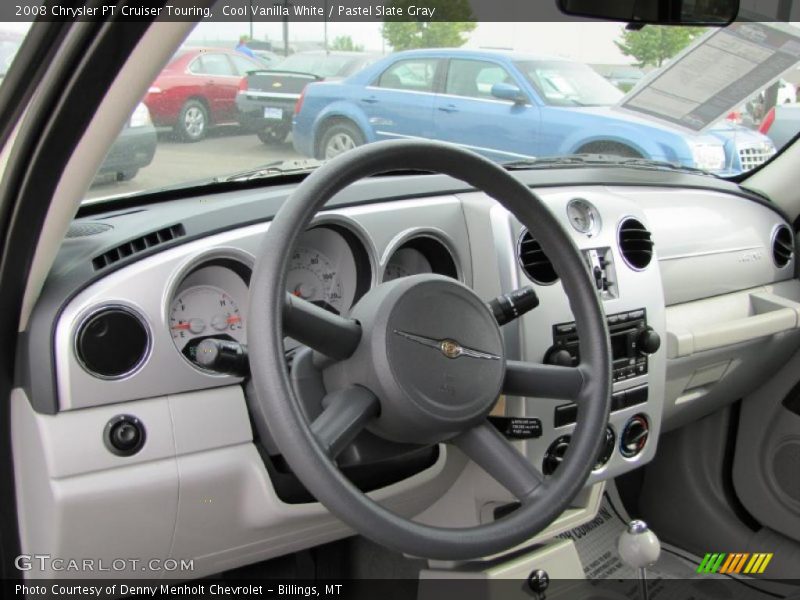 Cool Vanilla White / Pastel Slate Gray 2008 Chrysler PT Cruiser Touring