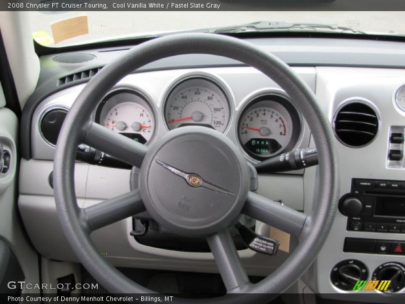 Cool Vanilla White / Pastel Slate Gray 2008 Chrysler PT Cruiser Touring