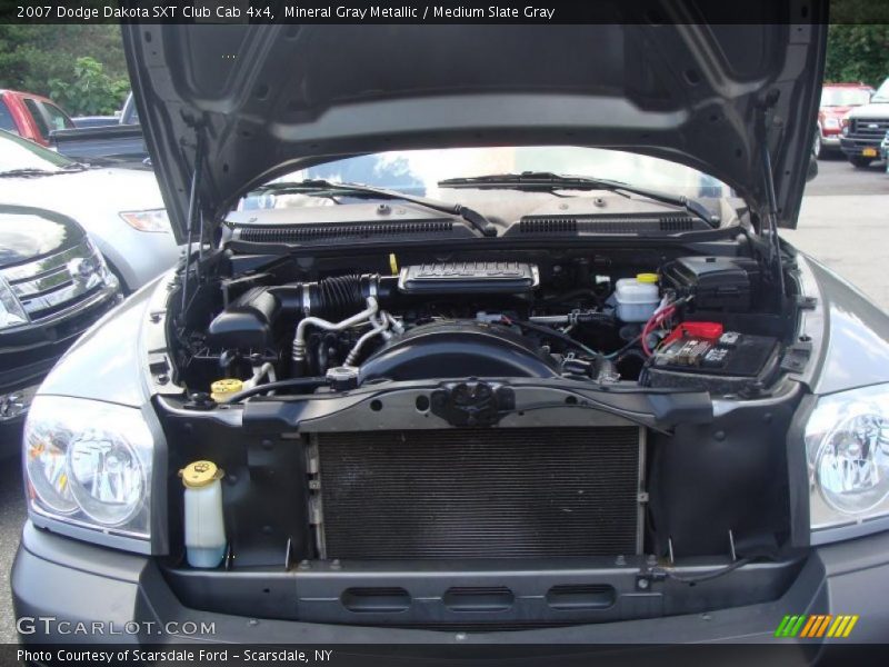 Mineral Gray Metallic / Medium Slate Gray 2007 Dodge Dakota SXT Club Cab 4x4