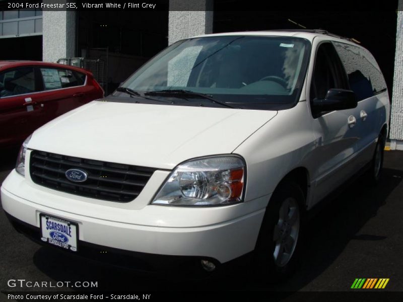 Vibrant White / Flint Grey 2004 Ford Freestar SES