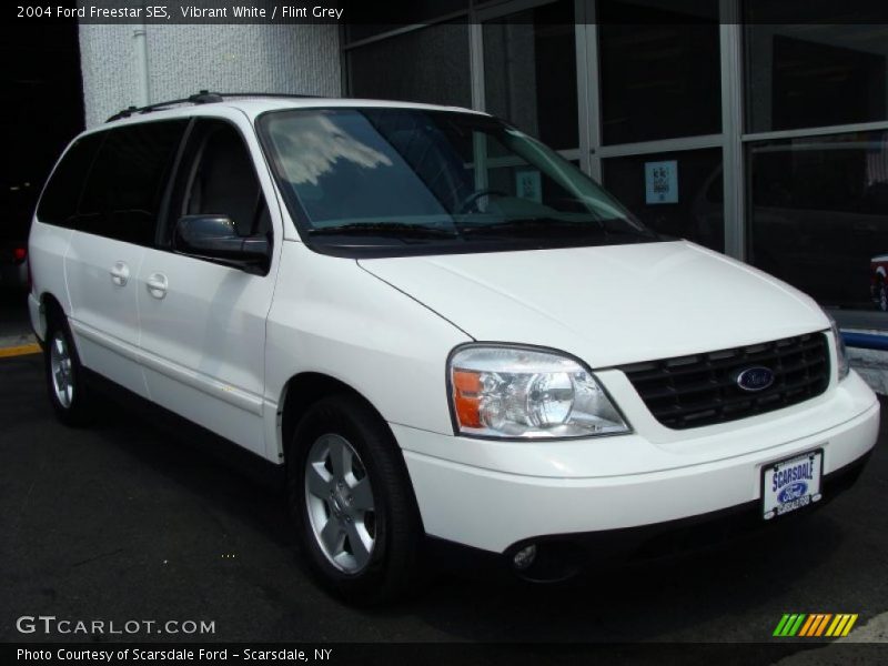 Vibrant White / Flint Grey 2004 Ford Freestar SES
