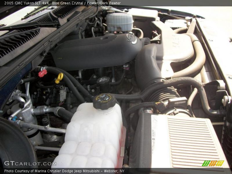 Blue Green Crystal / Pewter/Dark Pewter 2005 GMC Yukon SLT 4x4