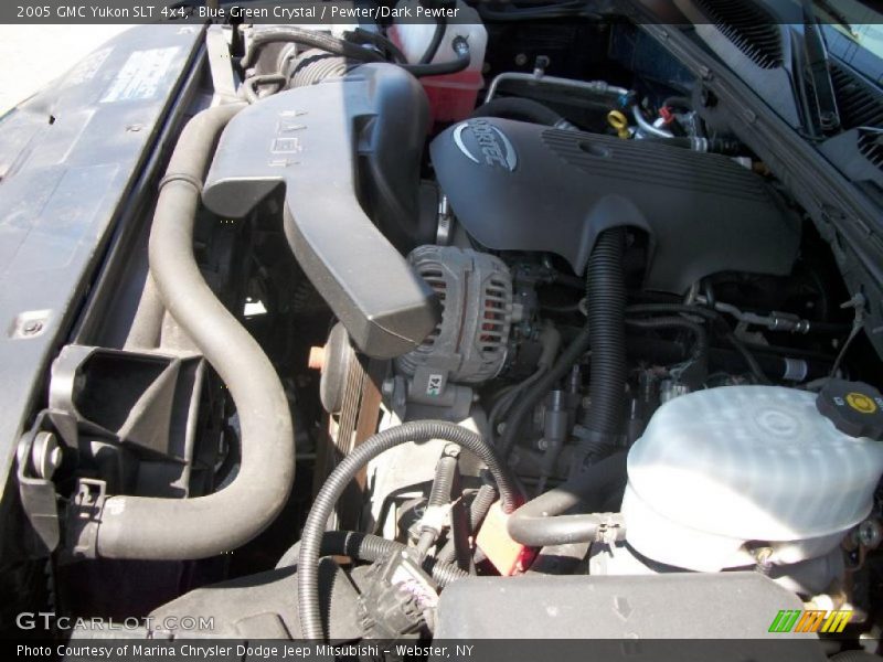 Blue Green Crystal / Pewter/Dark Pewter 2005 GMC Yukon SLT 4x4