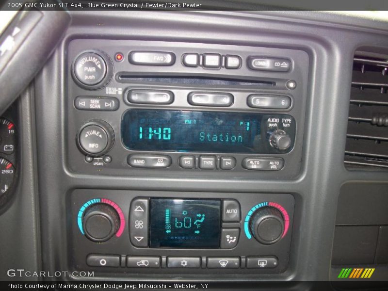 Blue Green Crystal / Pewter/Dark Pewter 2005 GMC Yukon SLT 4x4