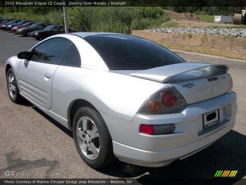 Sterling Silver Metallic / Midnight 2003 Mitsubishi Eclipse GS Coupe