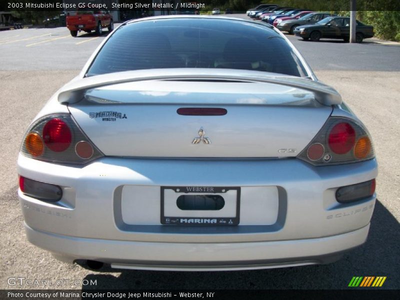 Sterling Silver Metallic / Midnight 2003 Mitsubishi Eclipse GS Coupe
