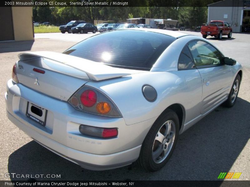 Sterling Silver Metallic / Midnight 2003 Mitsubishi Eclipse GS Coupe