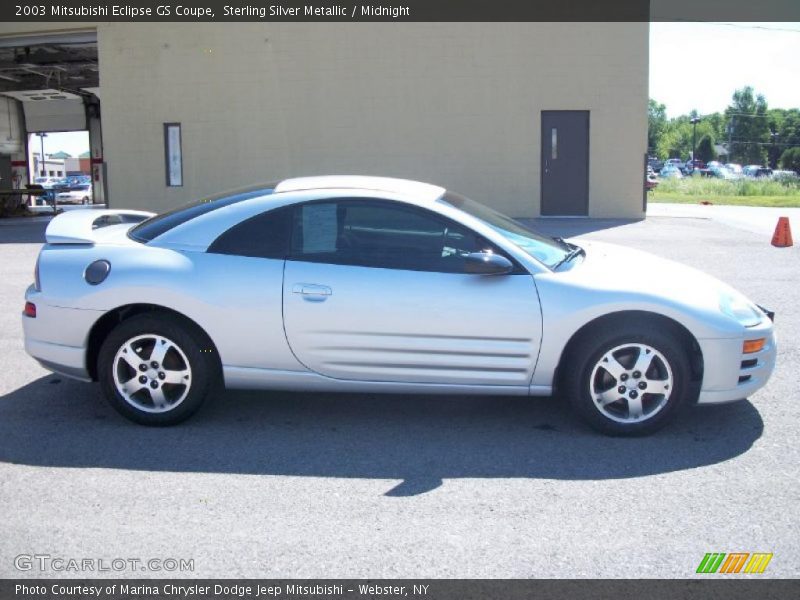 Sterling Silver Metallic / Midnight 2003 Mitsubishi Eclipse GS Coupe