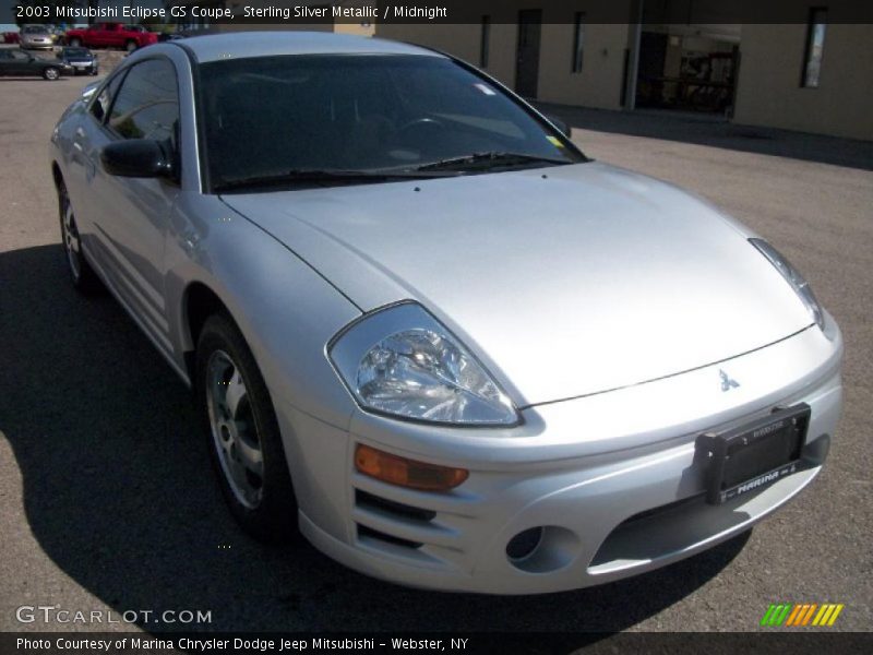 Sterling Silver Metallic / Midnight 2003 Mitsubishi Eclipse GS Coupe