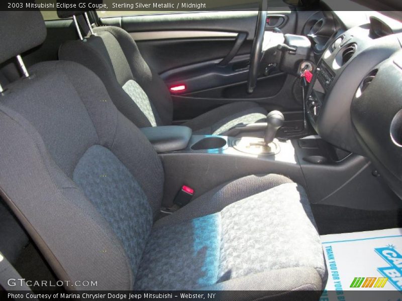 Sterling Silver Metallic / Midnight 2003 Mitsubishi Eclipse GS Coupe