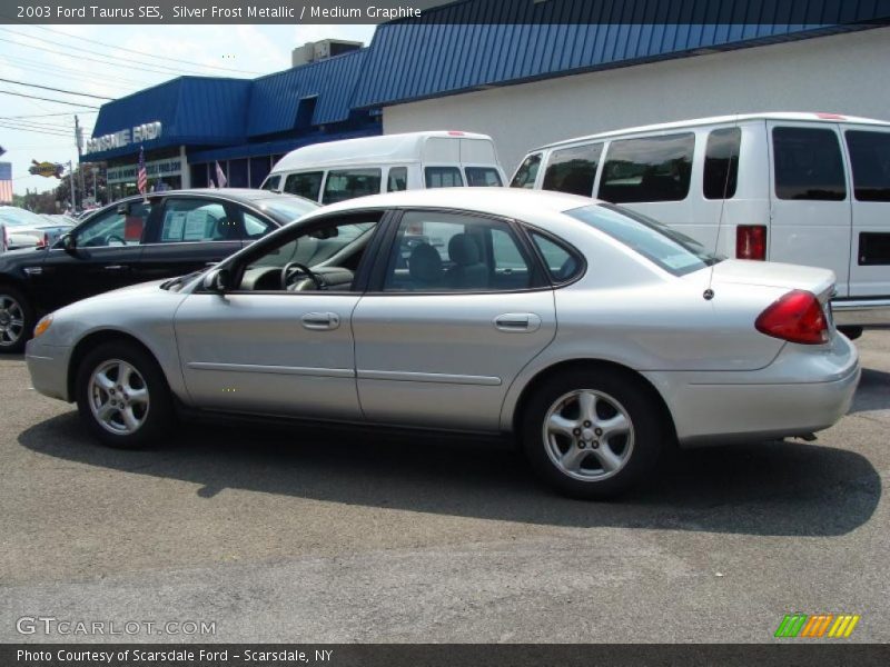 Silver Frost Metallic / Medium Graphite 2003 Ford Taurus SES