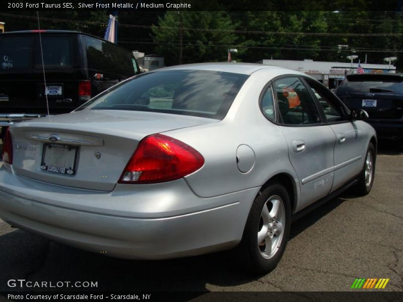 Silver Frost Metallic / Medium Graphite 2003 Ford Taurus SES