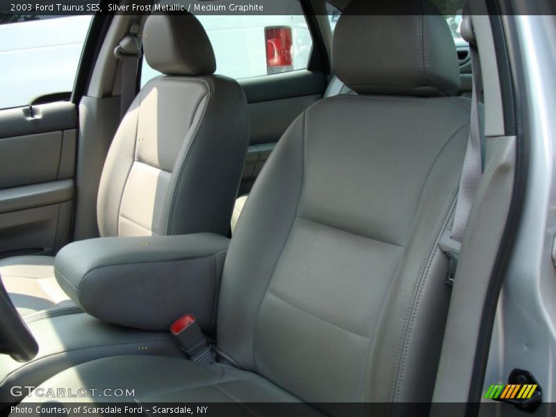 Silver Frost Metallic / Medium Graphite 2003 Ford Taurus SES