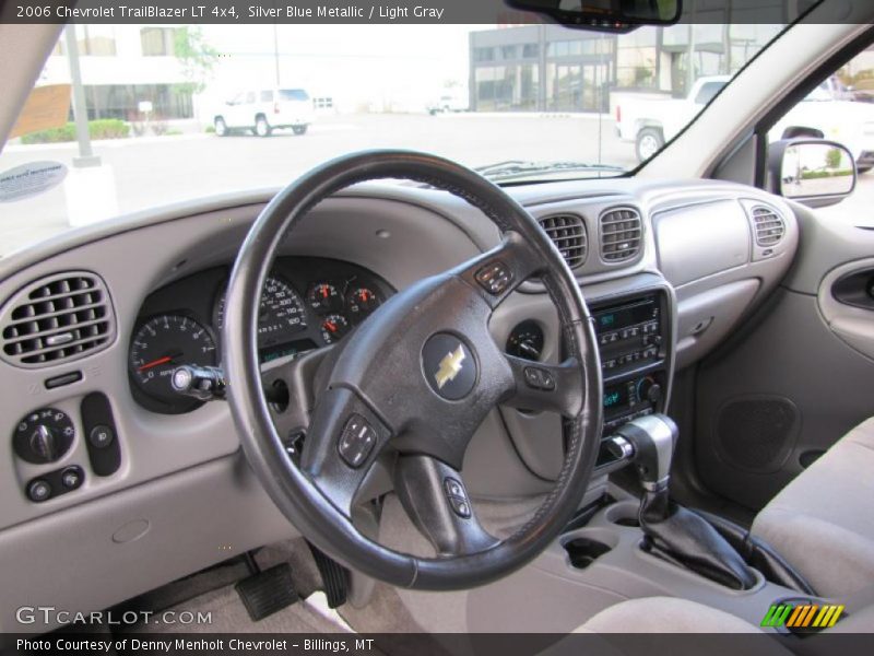 Silver Blue Metallic / Light Gray 2006 Chevrolet TrailBlazer LT 4x4