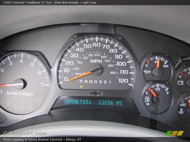 Silver Blue Metallic / Light Gray 2006 Chevrolet TrailBlazer LT 4x4