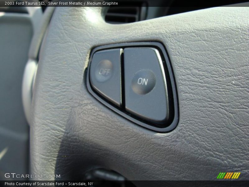 Silver Frost Metallic / Medium Graphite 2003 Ford Taurus SES