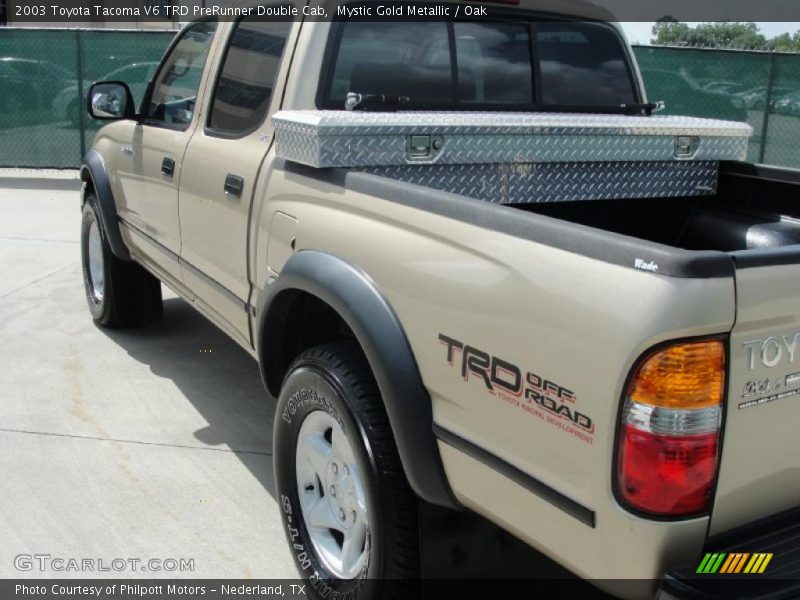 Mystic Gold Metallic / Oak 2003 Toyota Tacoma V6 TRD PreRunner Double Cab