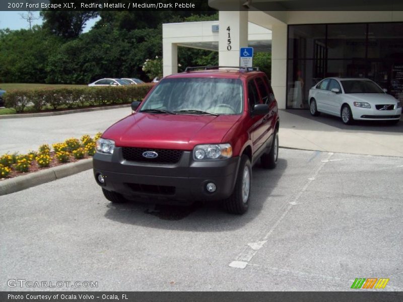 Redfire Metallic / Medium/Dark Pebble 2007 Ford Escape XLT