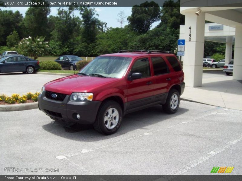 Redfire Metallic / Medium/Dark Pebble 2007 Ford Escape XLT
