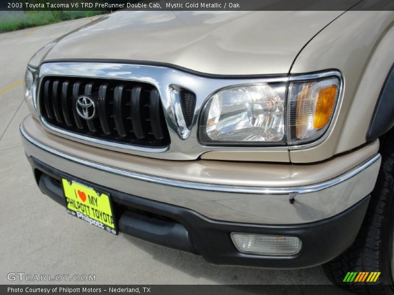 Mystic Gold Metallic / Oak 2003 Toyota Tacoma V6 TRD PreRunner Double Cab