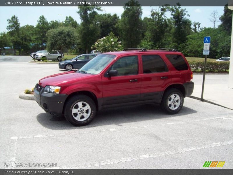 Redfire Metallic / Medium/Dark Pebble 2007 Ford Escape XLT