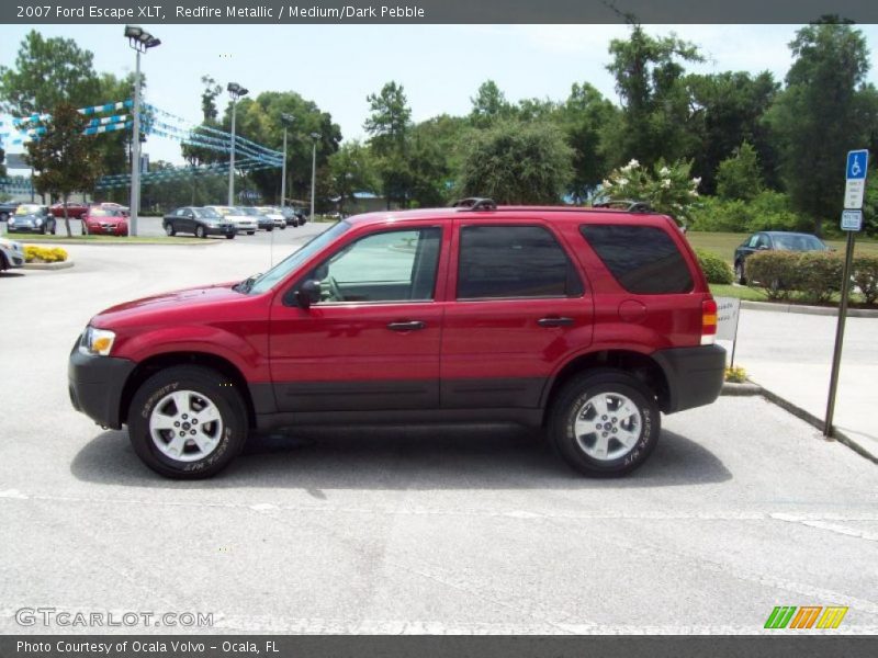 Redfire Metallic / Medium/Dark Pebble 2007 Ford Escape XLT