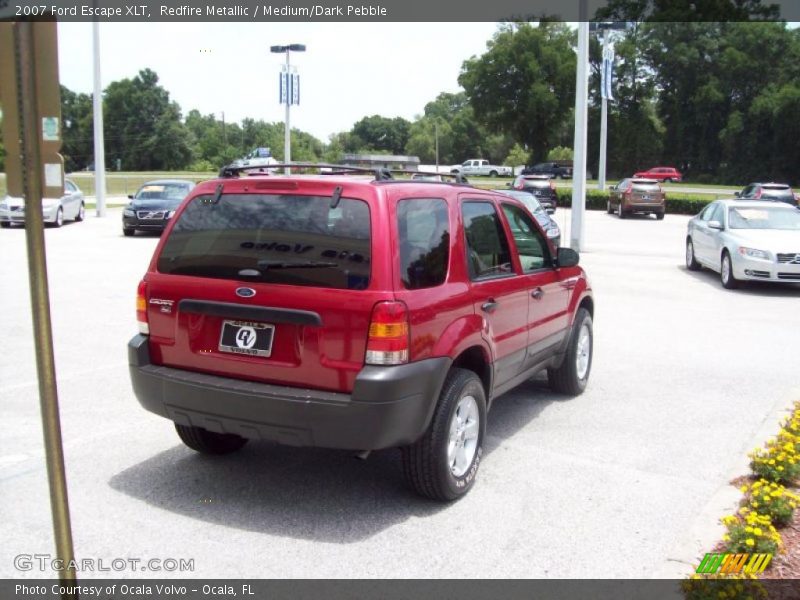 Redfire Metallic / Medium/Dark Pebble 2007 Ford Escape XLT