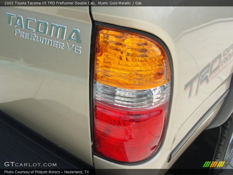 Mystic Gold Metallic / Oak 2003 Toyota Tacoma V6 TRD PreRunner Double Cab