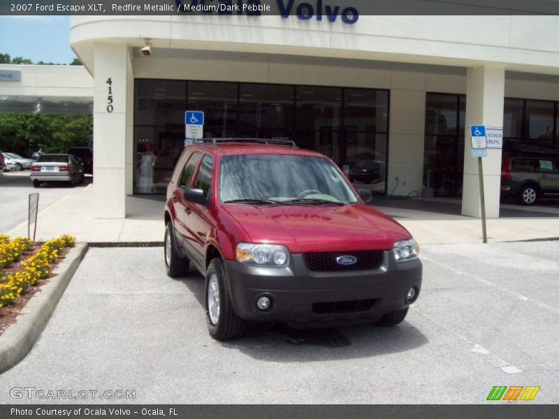 Redfire Metallic / Medium/Dark Pebble 2007 Ford Escape XLT
