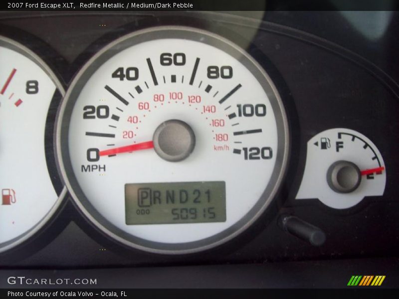 Redfire Metallic / Medium/Dark Pebble 2007 Ford Escape XLT