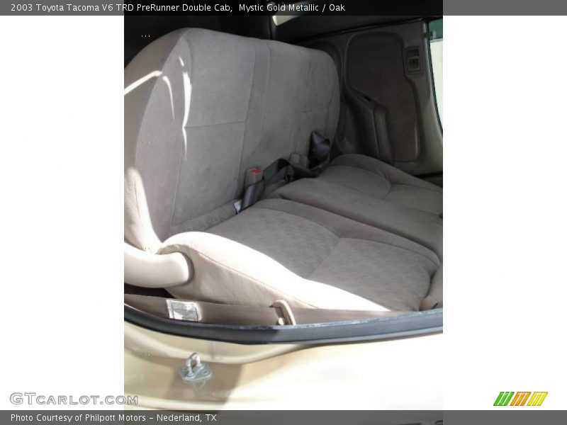 Mystic Gold Metallic / Oak 2003 Toyota Tacoma V6 TRD PreRunner Double Cab