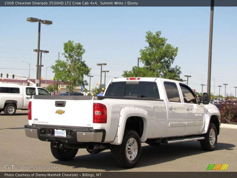 Summit White / Ebony 2008 Chevrolet Silverado 3500HD LTZ Crew Cab 4x4