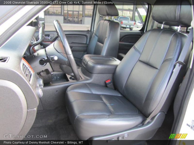 Summit White / Ebony 2008 Chevrolet Silverado 3500HD LTZ Crew Cab 4x4