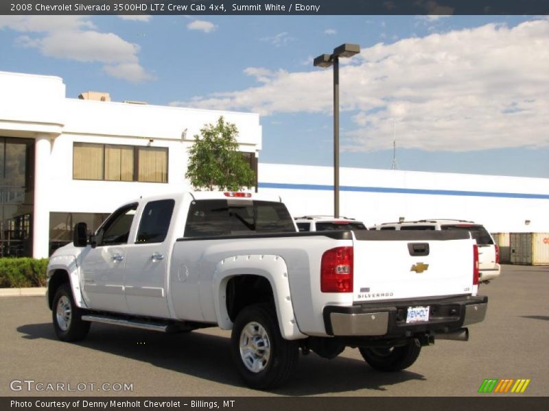 Summit White / Ebony 2008 Chevrolet Silverado 3500HD LTZ Crew Cab 4x4