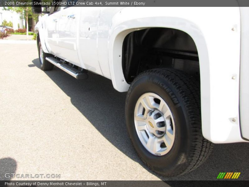 Summit White / Ebony 2008 Chevrolet Silverado 3500HD LTZ Crew Cab 4x4
