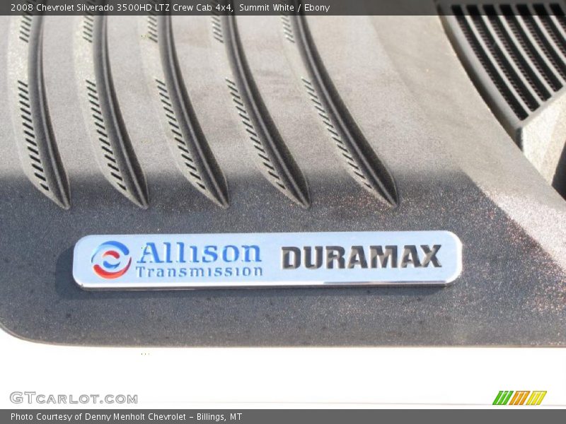 Summit White / Ebony 2008 Chevrolet Silverado 3500HD LTZ Crew Cab 4x4