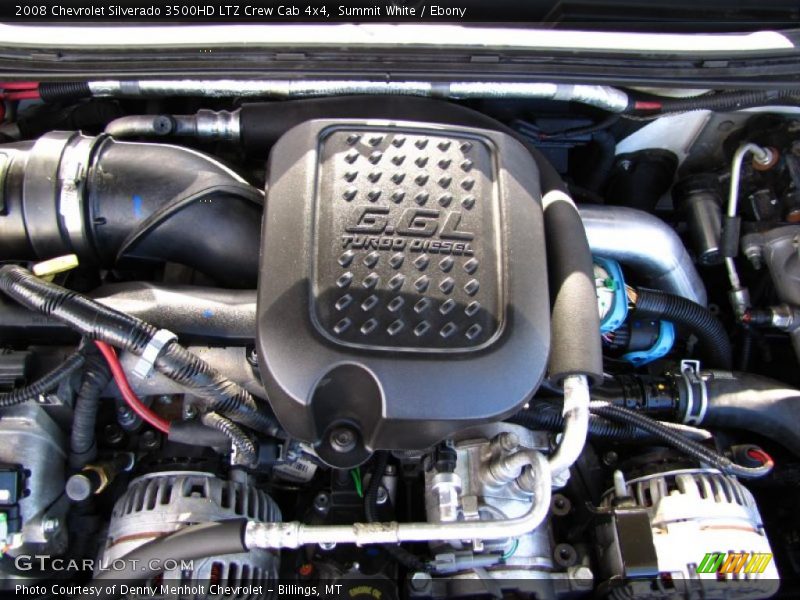 Summit White / Ebony 2008 Chevrolet Silverado 3500HD LTZ Crew Cab 4x4