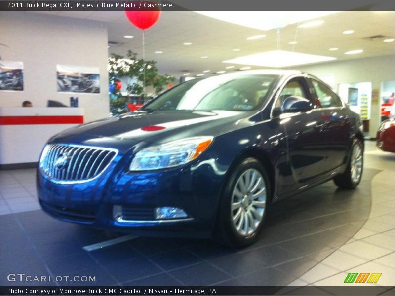 Majestic Blue Metallic / Cashmere 2011 Buick Regal CXL