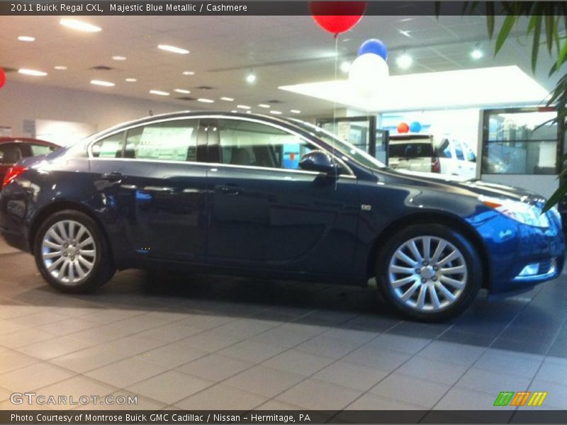 Majestic Blue Metallic / Cashmere 2011 Buick Regal CXL