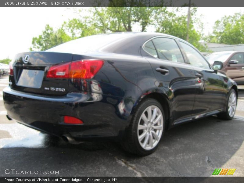 Black Onyx / Black 2006 Lexus IS 250 AWD
