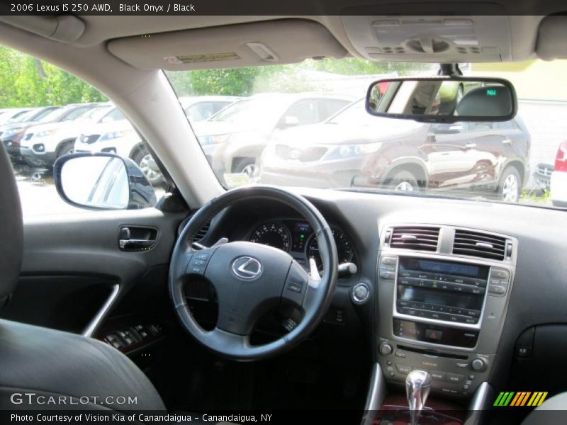 Black Onyx / Black 2006 Lexus IS 250 AWD