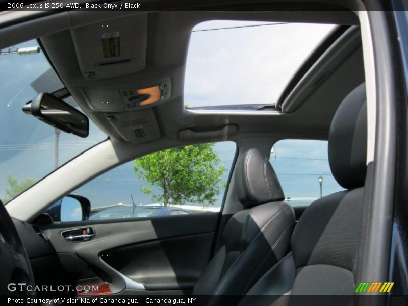Black Onyx / Black 2006 Lexus IS 250 AWD
