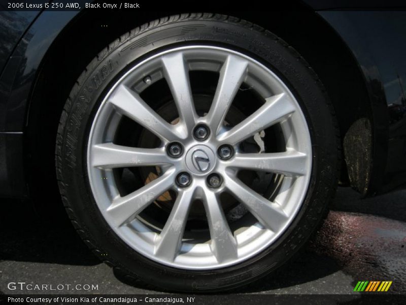Black Onyx / Black 2006 Lexus IS 250 AWD
