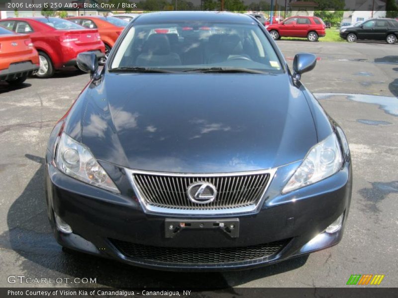 Black Onyx / Black 2006 Lexus IS 250 AWD