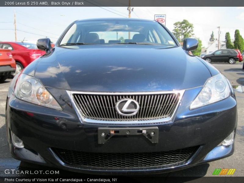 Black Onyx / Black 2006 Lexus IS 250 AWD