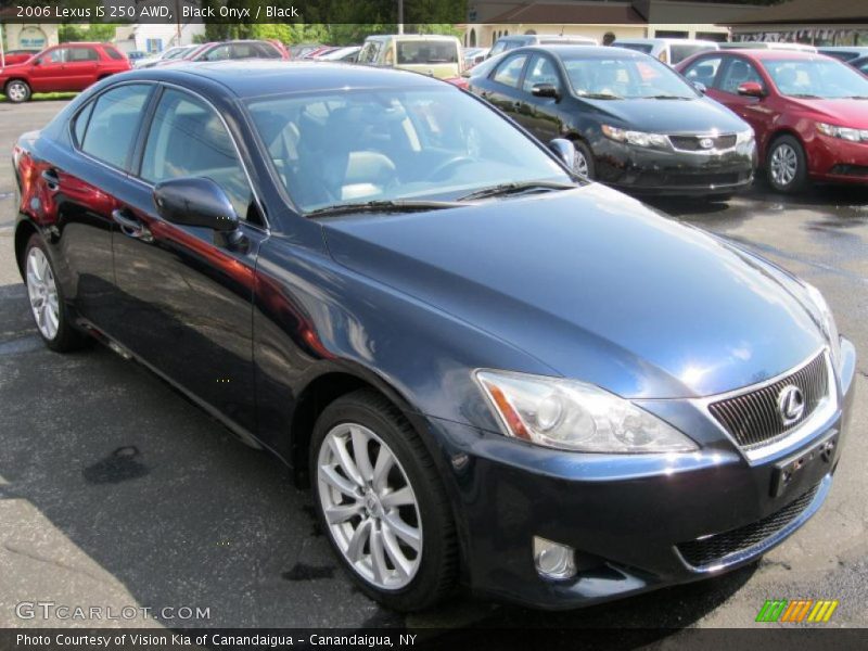 Black Onyx / Black 2006 Lexus IS 250 AWD