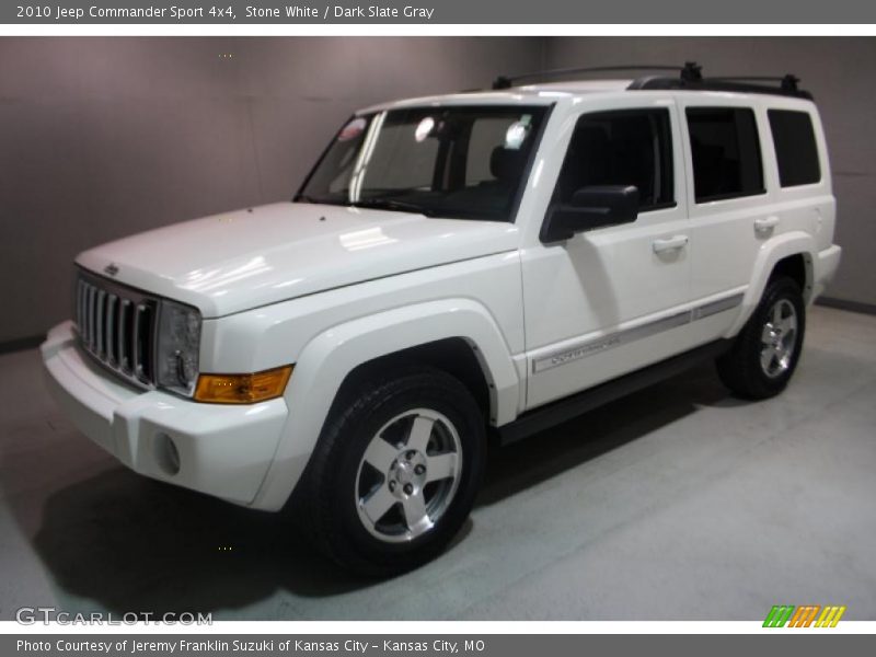 Stone White / Dark Slate Gray 2010 Jeep Commander Sport 4x4