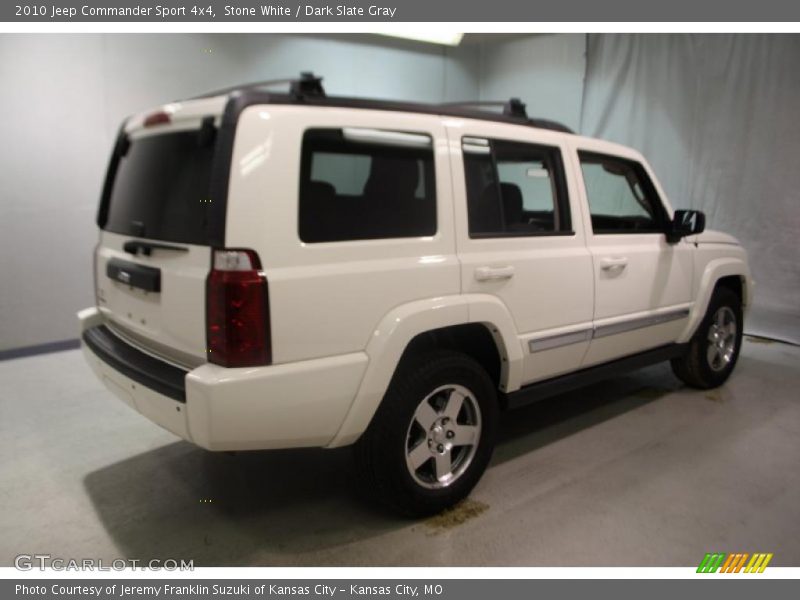 Stone White / Dark Slate Gray 2010 Jeep Commander Sport 4x4