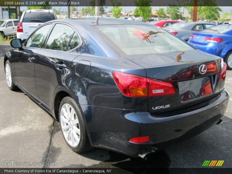 Black Onyx / Black 2006 Lexus IS 250 AWD