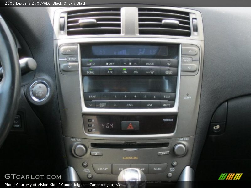 Black Onyx / Black 2006 Lexus IS 250 AWD
